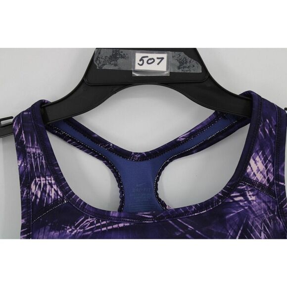 Nike Small Purple & Teal Sports Bra - Picture 2 of 6